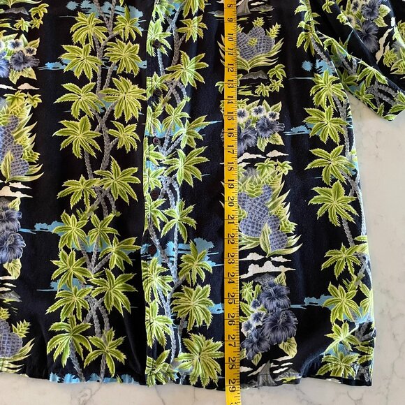 Vintage Men's Tropical Hawiian  Shirt Floral Buttons - Spider Fashion - Sz M - Picture 10 of 13